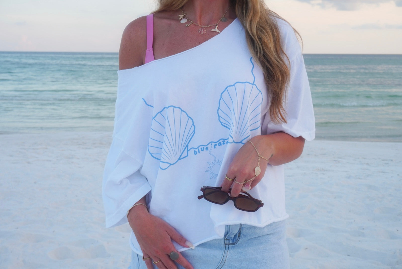 Blue Raze Seashell Tee