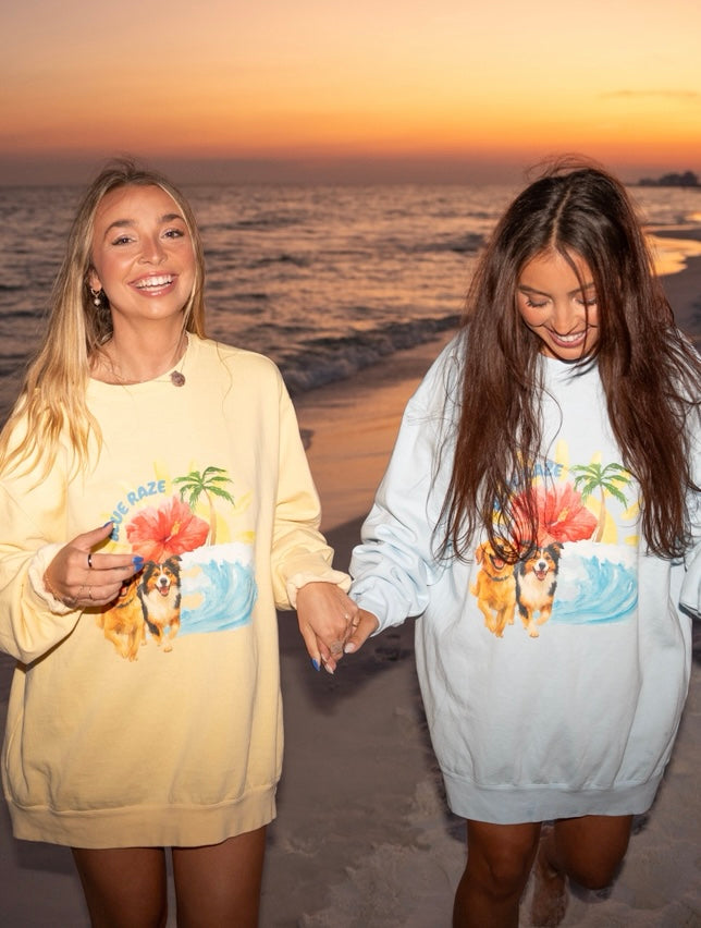 Coastal Blue Raze Sweatshirt