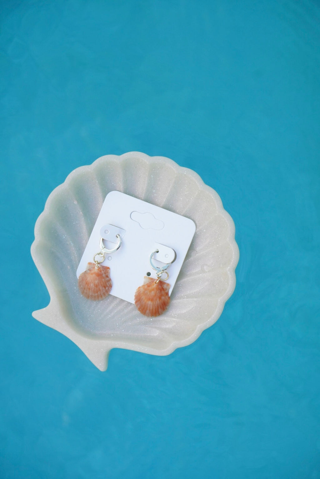 Gold Seashell Earrings