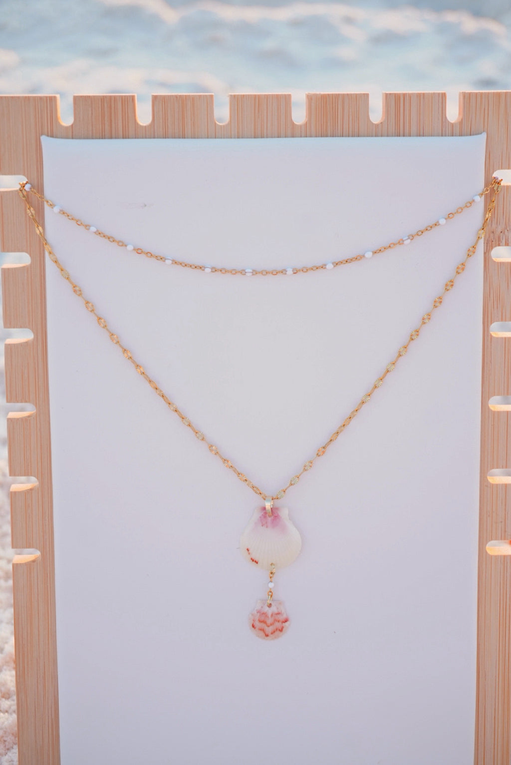 Double-layered Seashell Necklace