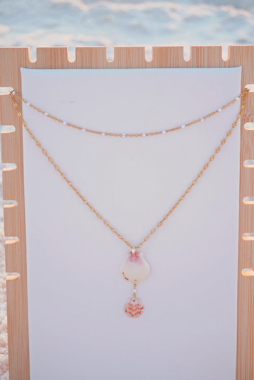 Double-layered Seashell Necklace