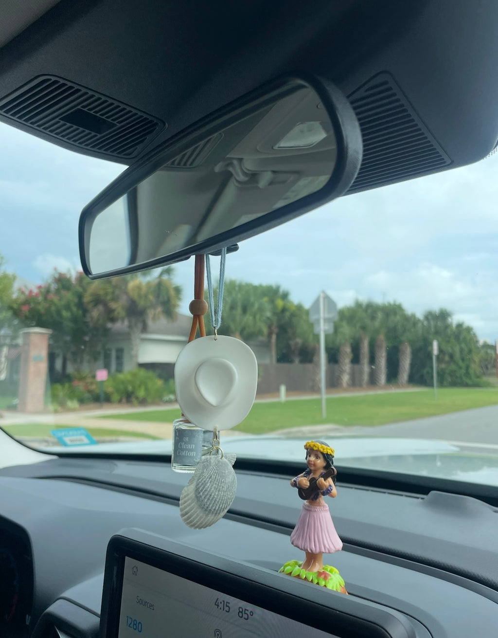 Coastal Cowgirl Car Charm