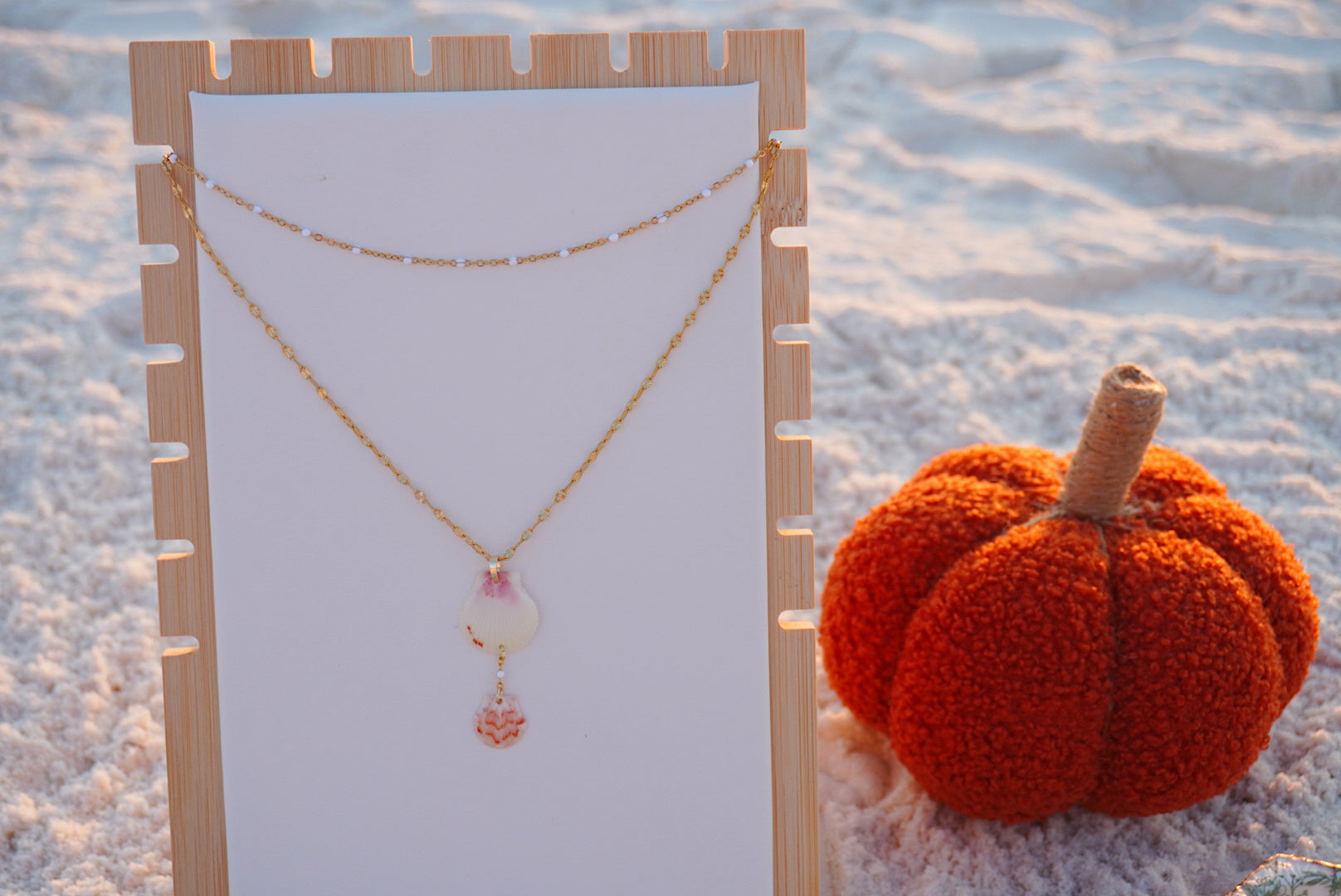 Double-layered Seashell Necklace