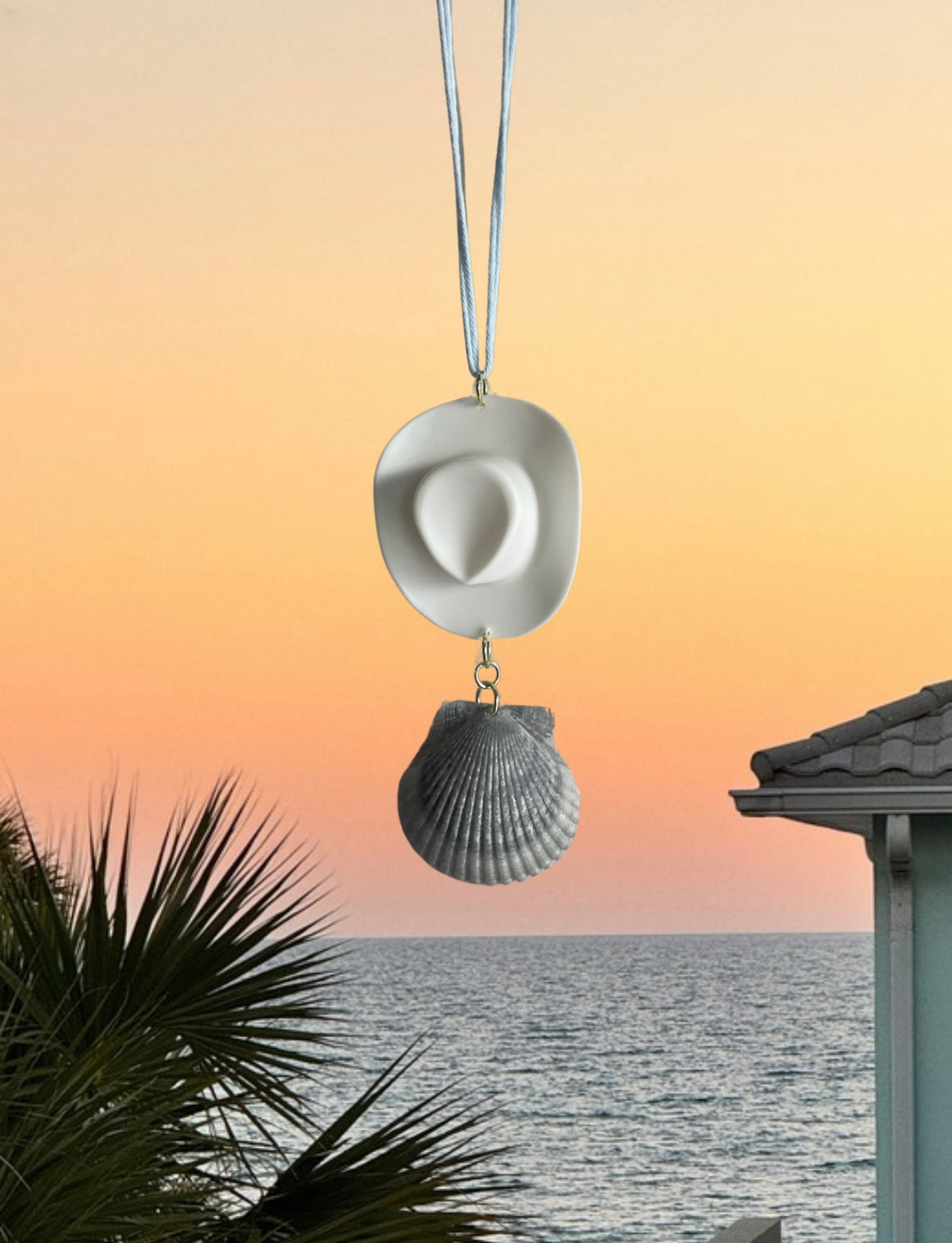 Coastal Cowgirl Car Charm