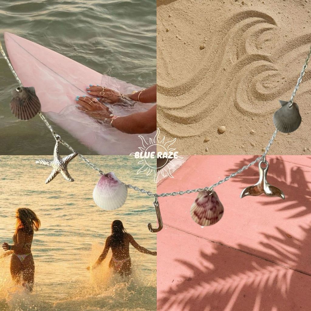 Gold Seashell Charm Necklace