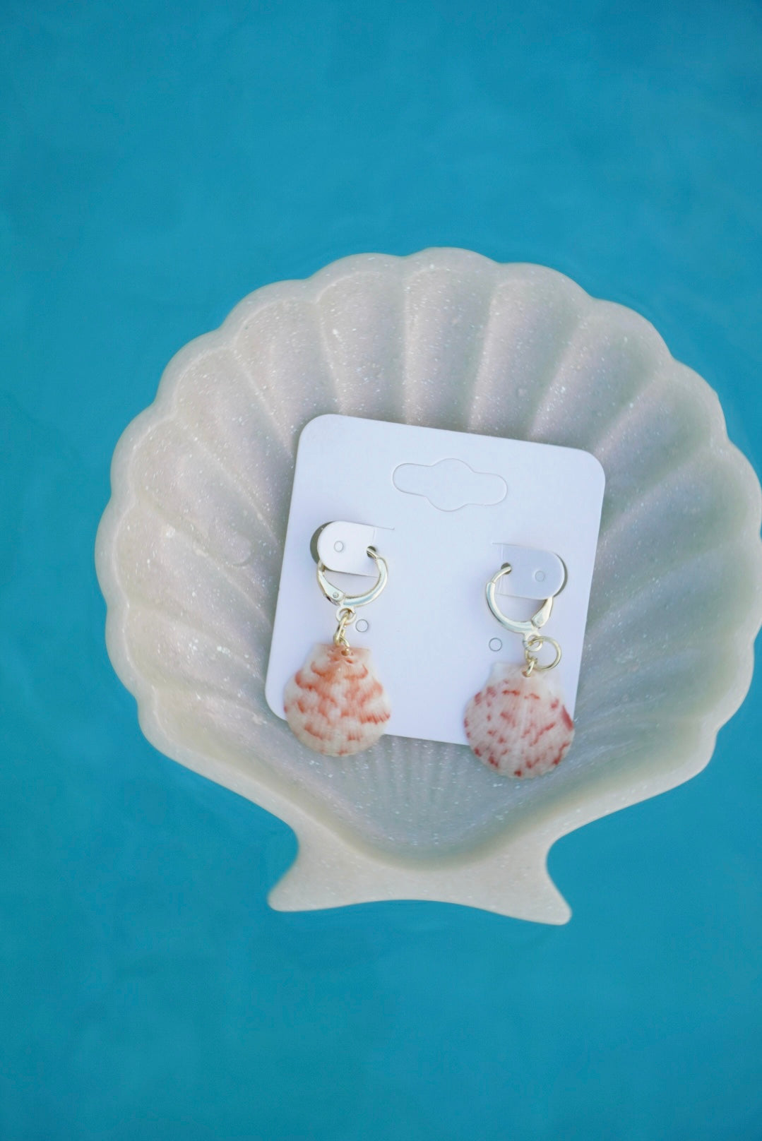 Gold Seashell Earrings