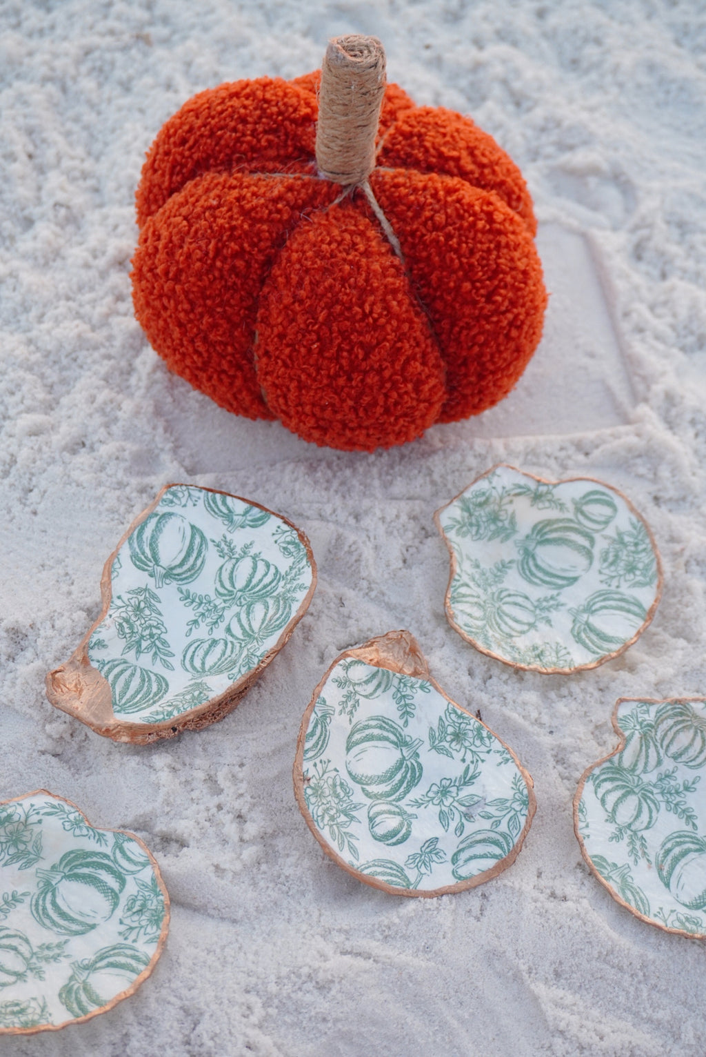 Pumpkin Shell Jewelry Dish